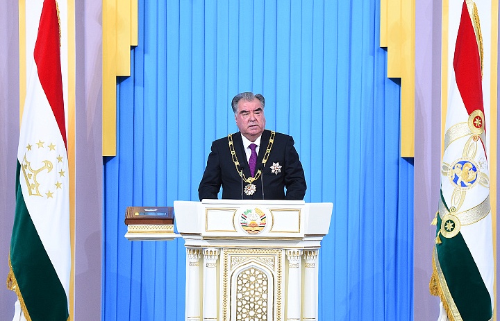 Речь Лидера нации, Президента Республики Таджикистан уважаемого Эмомали Рахмона по случаю инаугурации Президента Республики Таджикистан